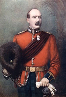 Images Dated 29th April 2006: Lieutenant Colonel AW Thorneycroft, commanding Thorneycrofts Mounted Infantry, 1902.Artist: Mayall