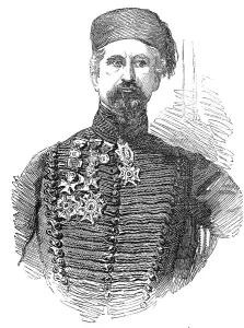 Antoine Claudet Prints: Lieutenant-General Cannon (Behram Pacha) - from a photograph by Claudet