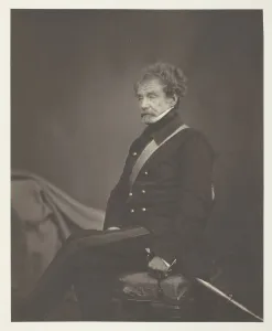 Lieutenant General Sir Colin Campbell, G. C. B. 1855. Creator: Roger Fenton