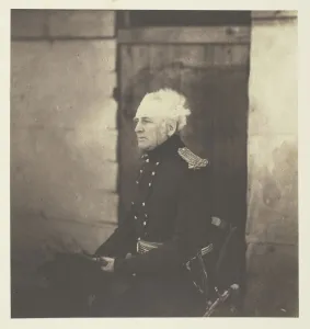 George Brown Prints: Lieutenant General Sir George Brown, G. C. B. 1855. Creator: Roger Fenton