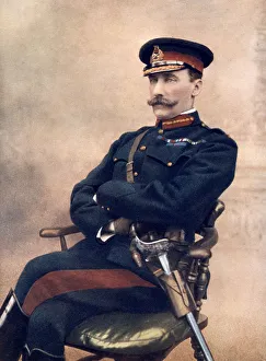 Lieutenant-General Sir HC Chermside, Commanding 14th Brigade in South Africa, 1902.Artist: C Knight Lieutenant-General Sir HC Chermside, Commanding 14th Brigade in South Africa, 1902.Artist: C Knight