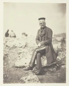 Photographs Taken In The Crimea And Prints: Lieutenant General Sir J. L. Pennefather, K. C. B. 1855. Creator: Roger Fenton
