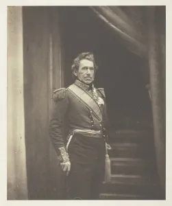 Lieutenant General Sir de Lacy Evans, G. C. B. 1855. Creator: Roger Fenton