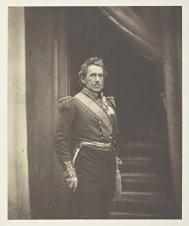 Lieutenant General Sir de Lacy Evans, G.C.B. 1855. Creator: Roger Fenton