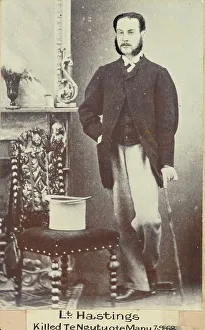 Settlers Prints: Lieutenant Hastings, killed Te Ngutuote Manu 7