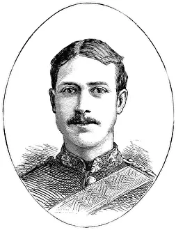 Cheerful Gallery: Lieutenant Henry Gribble, 3rd Dragoon Guards, c1882