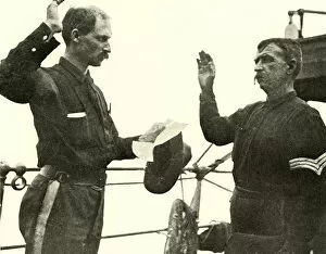 Oath Gallery: Lieutenant Lewis Reenlisting Thomas Dixon, Spanish-American War, 19 June 1898, (1899)
