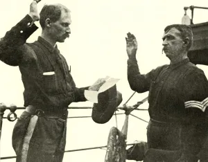 Spanish American War Gallery: Lieutenant Lewis Reenlisting Thomas Dixon, Spanish-American War, 19 June 1898, (1899)
