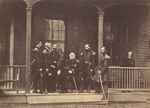 Mathew B Collection: Lieutenent General Scott, General-in-Chief U. S. Army, & Staff, September 6, 1861