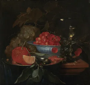 Wineglass Prints: Still life, 1644-1660. Creator: Pieter de Ring