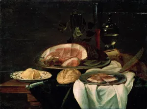 Unknown Dutch Prints: Still life, 1650. Old Master