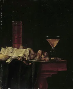 Klinckowstrom Fine Arts Prints: Still life, 1661. Creator: Godfriedt von Bochoutt Brugge