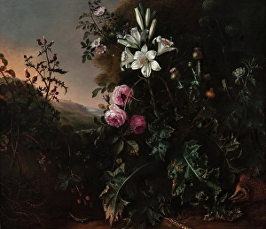 Still Life, about 1670. Creator: Matthias Withoos