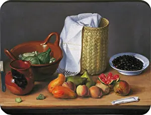 Museo Soumaya Prints: Still Life, 1840-1860. Creator: Arrieta, Jose Agustin (1802-1879)