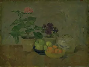 Geranium Prints: Still Life, 1906-1910. Creator: Karl Isakson