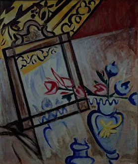 Rozanova Prints: Still Life, 1913. Artist: Rozanova, Olga Vladimirovna (1886-1918)