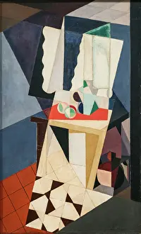 Mara 1881 1932 Prints: Still life, 1916-1917. Creator: Blanchard, Maria (1881-1932)