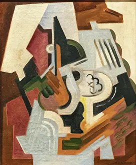 Still life, 1917-1918. Creator: Blanchard, Maria (1881-1932)