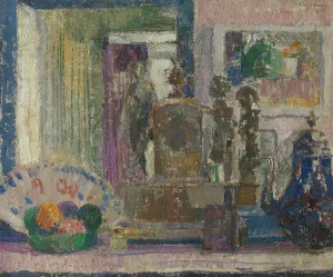 Carriage Clock Prints: Still Life, 1920. Creator: Maurice Wagemans