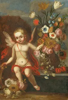 Still Life with Amor II, 1745-1755. Creator: Unknown