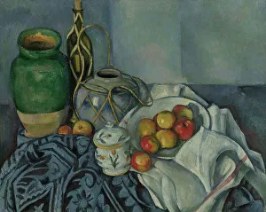 Oil Paint Paint Prints: Still Life with Apples, 1893-1894. Creator: Paul Cezanne