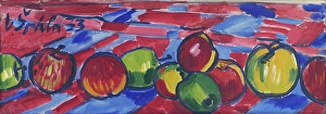 Ripe Prints: Still Life with Apples, 1933. Creator: Vaclav Spala