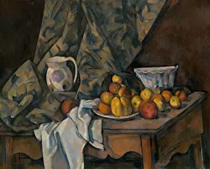 Paul Cezanne Collection: Still Life with Apples and Peaches, c. 1905. Creator: Paul Cezanne