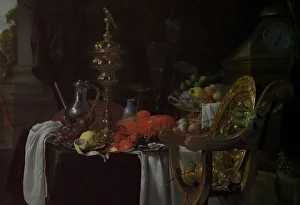 Dish Prints: Still Life: A Banqueting Scene, probably ca. 1640-41. Creator: Jan Davidsz de Heem