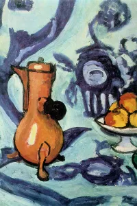 Henri Mile Benot Prints: Still Life with Blue Tablecloth (detail)