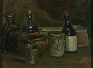 0 Holland Prints: Still life with bottles and pottery