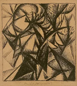Alexander Konstantinovich 1880 1930 Prints: Still life - Bouquet with Autumn Leaves