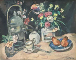 Coffee Cup Prints: Still Life with Brioches, 1916-1917. Creator: Othon Friesz