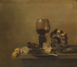 Pewter Prints: Still Life with a Broken Glass, 1642. Creator: Willem Claesz Heda