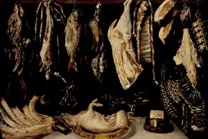 Meat Market Prints: Still Life, c1625. Creator: Alonso de Escobar