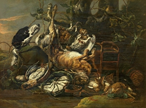 Sniffing Prints: Still Life, c1650-1670. Creator: Pieter Boel