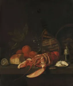 Oyster Prints: Still Life, c.1668. Creator: David Davidsz de Heem