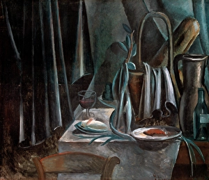 Wineglass Prints: Still life, c1913. Creator: Andre Derain. Still life, c1913. Creator: Andre Derain