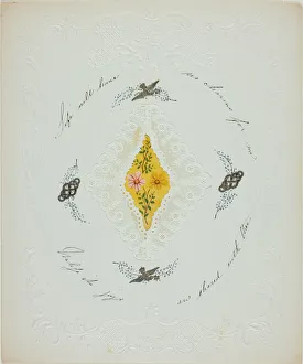 Life Will Have No Charms for Me (valentine), c. 1850. Creator: George Kershaw Life Will Have No Charms for Me (valentine), c. 1850. Creator: George Kershaw