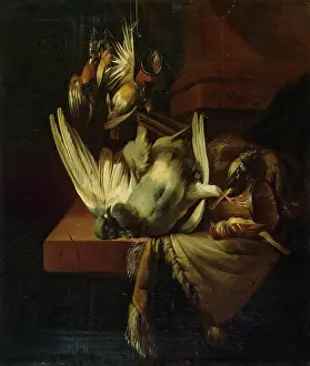 Game Prints: Still Life with Dead Game, 1685. Creator: William Gowe Ferguson