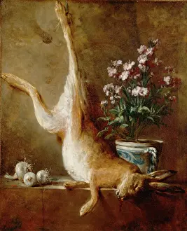 1760s Prints: Still Life with Dead Hare, c1760. Creator: Jean-Simeon Chardin