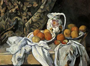 Still Life with Drapery, c1895. Artist: Paul Cezanne