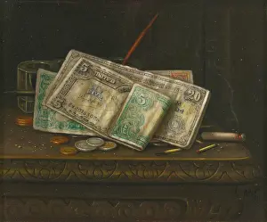 Banknote Prints: Still Life, early-mid 20th century. Creator: Charles Alfred Meurer
