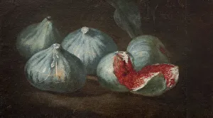 Seed Prints: Still Life with Figs, 17th century. Creator: Unknown