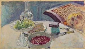 Pierre 1867 1947 Prints: Still Life with a Figure (Marthe Bonnard), 1912. Creator: Bonnard, Pierre (1867-1947)