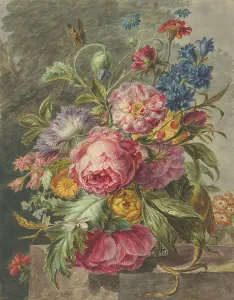Still life with flowers, 1779-1808. Creator: Jan Evert Morel