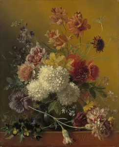 Still Life with Flowers, 1820-1861. Creator: Georgius Jacobus Johannes van Os