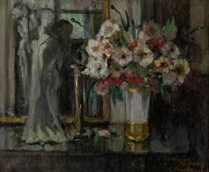 Still Life with Flowers, 1924. Creator: Auguste Oleffe