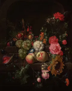 Pronkstilleven Prints: Still Life with Flowers and Fruit. Creator: Cornelis de Heem