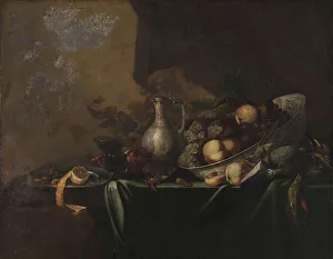 Lemon Prints: Still Life with Fruit, 1648-1673. Creator: Michiel Simons