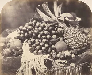 Strawberries Gallery: Still Life with Fruit, 1860. Creator: Roger Fenton